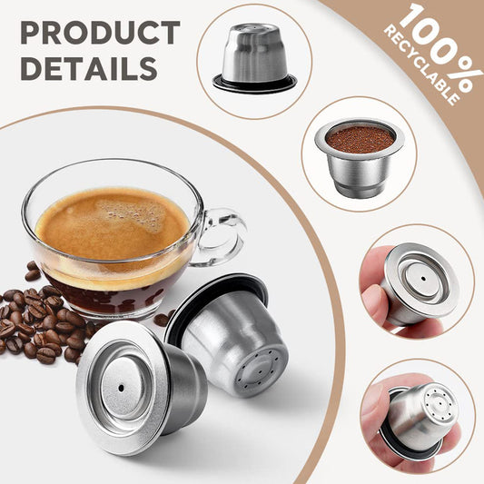 Capsules réutilisables compatibles Nespresso